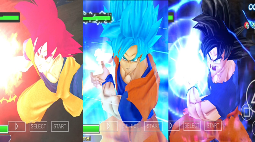 Dragon Ball Super Goku all Forms in Games