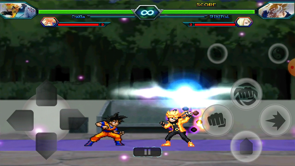 DBZ Vs Naruto Mugen Apk Gameplay