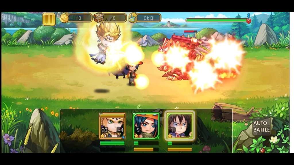 Manga Clash Warriors Arena Gameplay