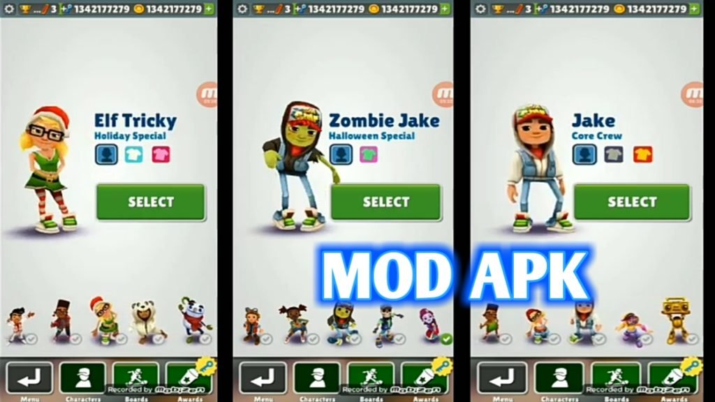 Subway Surfers Mod Apk with Unlimited Coins and keys