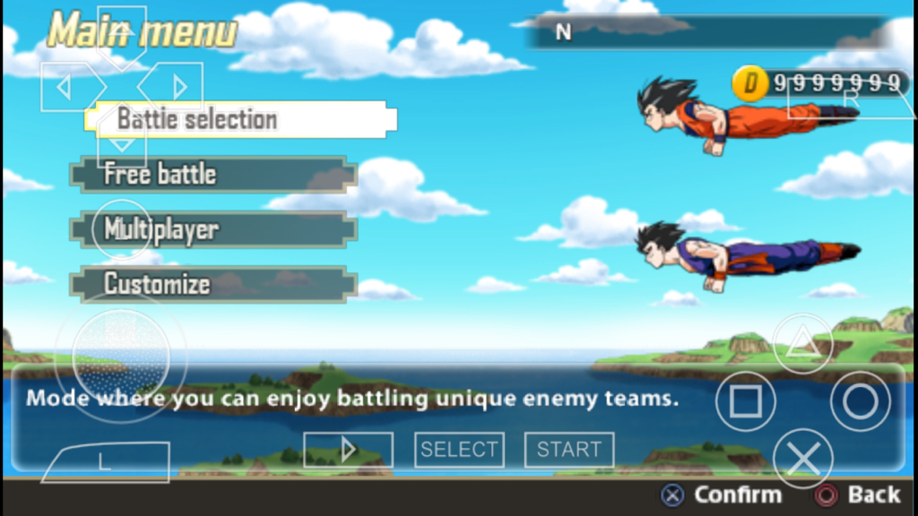 DBZ Tenkaichi Tag Team Mod Download With Permanent Menu