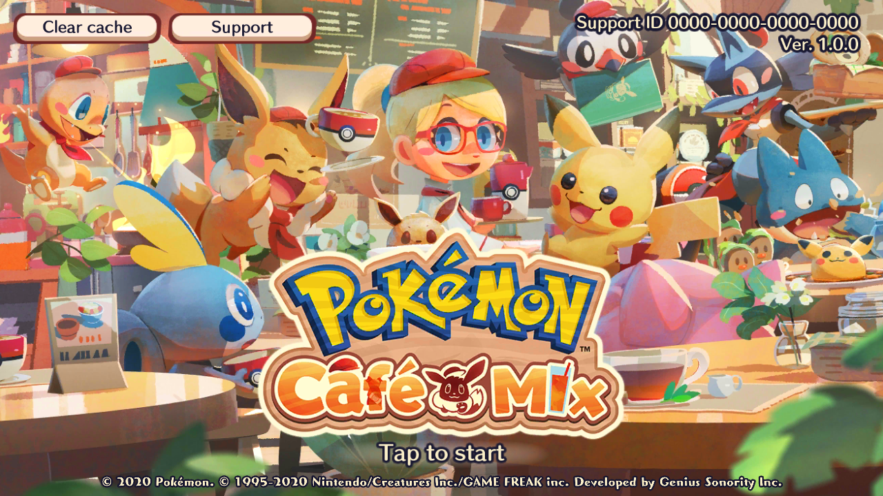 pokemon cafe mix mew