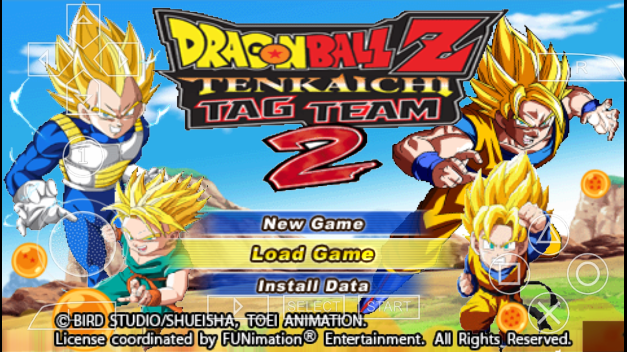 game ppsspp dragon ball tenkaichi tag team