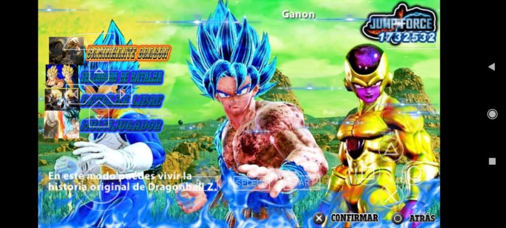 DBZ TTT Jump Force Mod with Permanent Menu