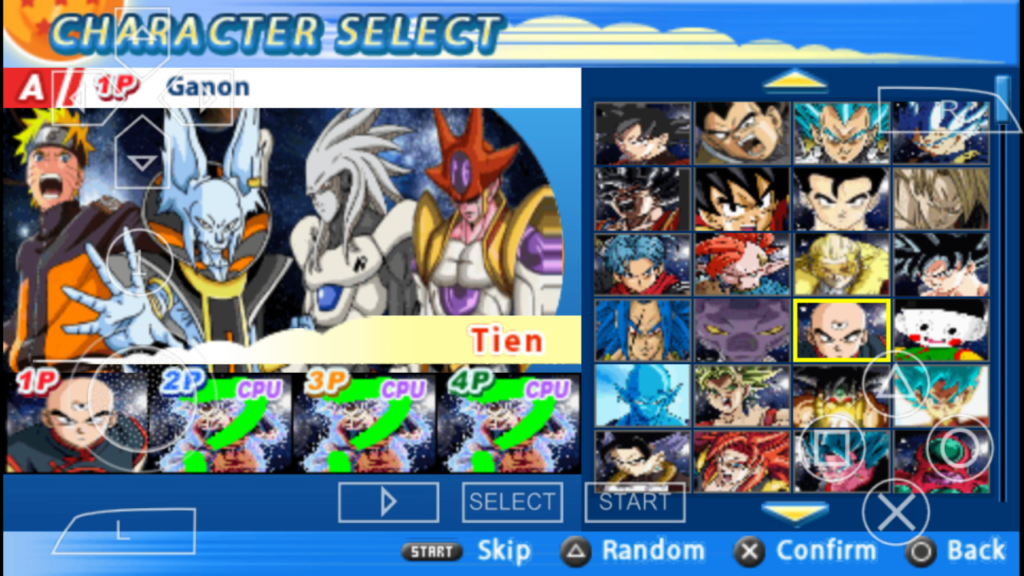 DBZ TTT MOD Download With Permanent Menu