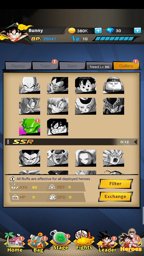 Dragon Ball ZFighters Characters