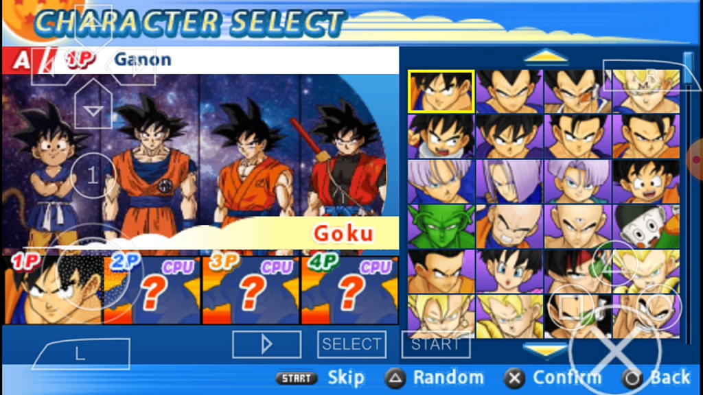 DBZ TTT MOD With Permanent Menu Download