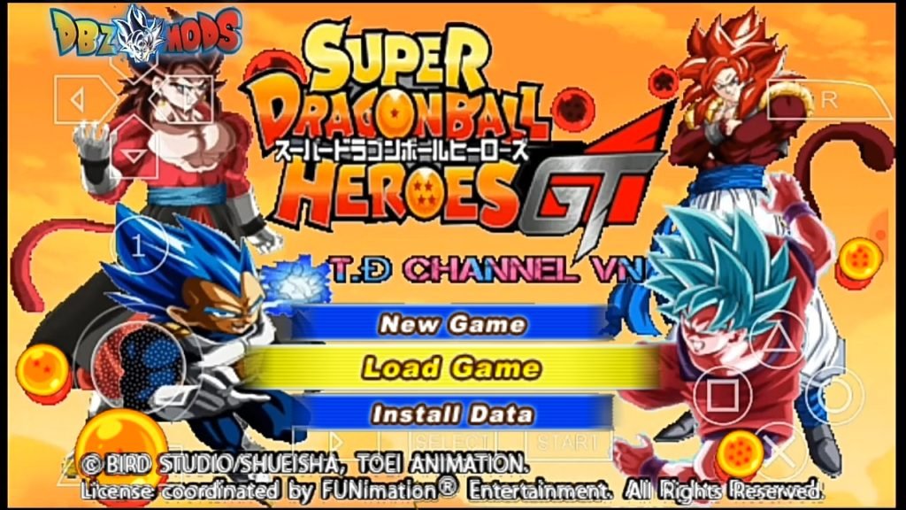 DBZ TTT MOD Download PSP ISO