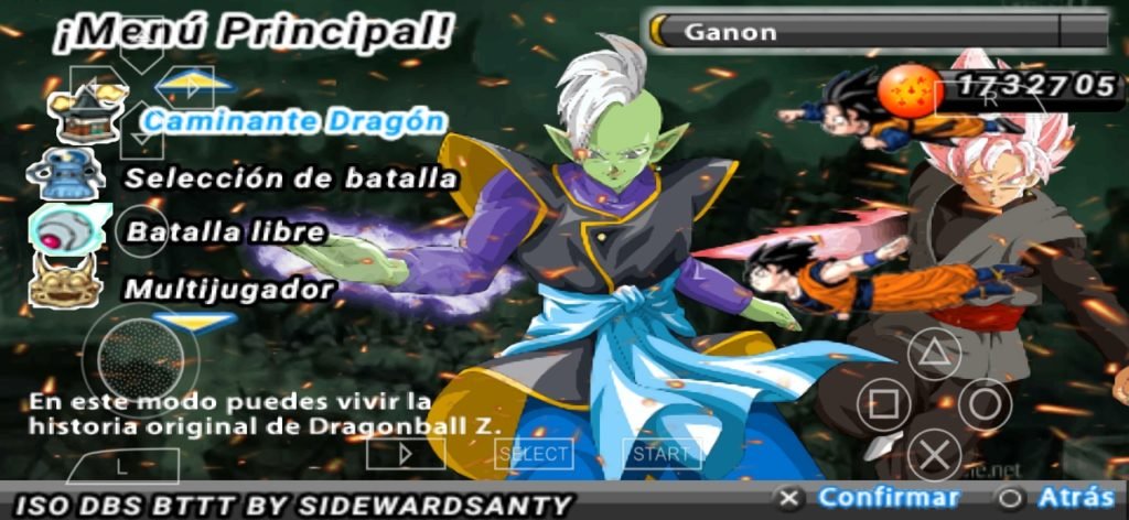 DBZ TTT BT3 MOD With Permanent Menu