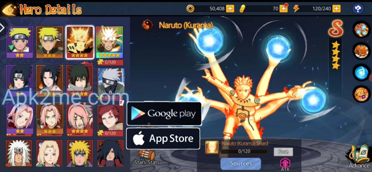 Hack Stickman Fight : Shinobi Fight - Unlock All Characters  Naruto,Pain,Madara,Sasuke,Kakashi,Minato 