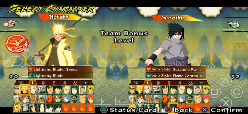 Naruto Ultimate Ninja Storm 3 MOD PSP ISO Download