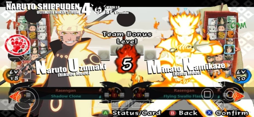 Naruto Ultimate Ninja Storm 4 PSP ISO Download