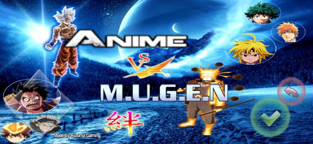 Anime Vs Mugen Apk For Android With 540 And 325 Characters