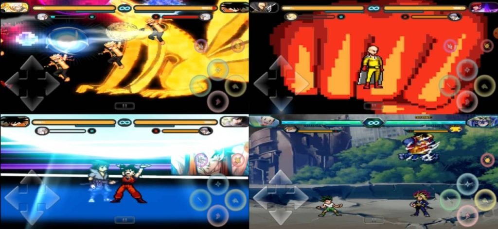 Anime Mugen gameplay on Android