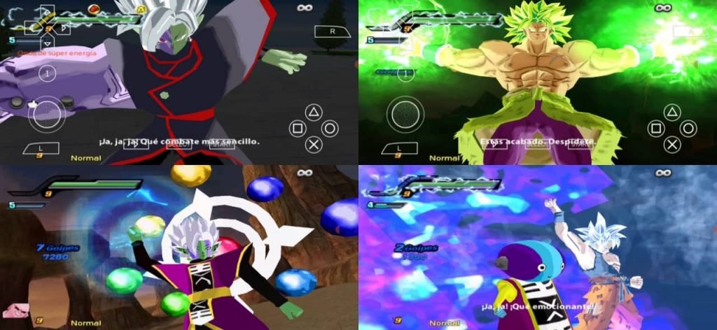 DBZ BT3 MOD PSP ISO Download DBS Movie Broly