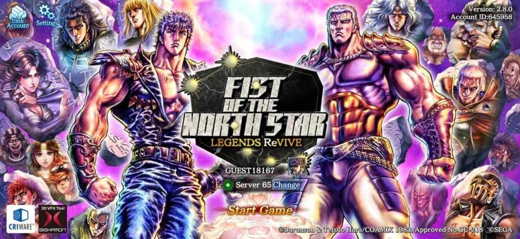 Fist of The North Star Legends Revive For Android and iOS Download