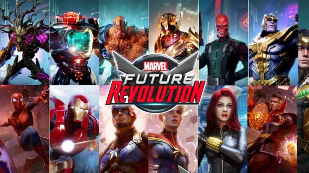 Marvel Future Revolution all Heroes and Villains