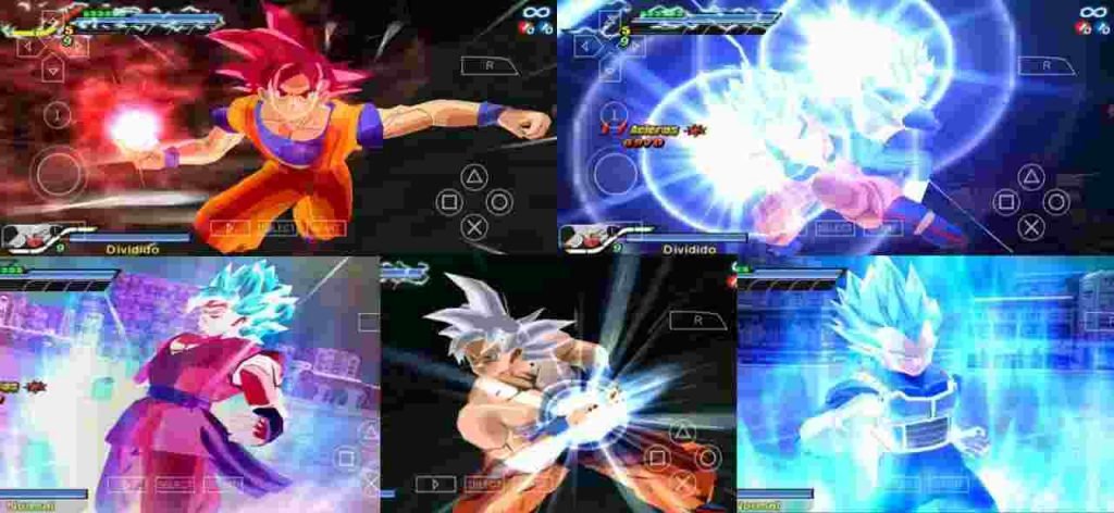 Goku All Forms in DBZ TTT MOD BT3