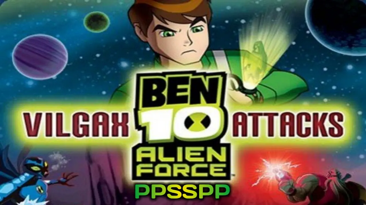 Ben 10 Alien Force Vilgax Attacks PSP Game Download