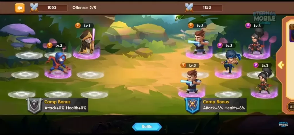 Project AFK Heroes Squad Fight Apk