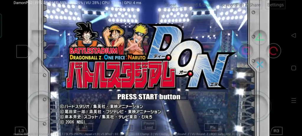 Battle Stadium DON PS2 ISO Download