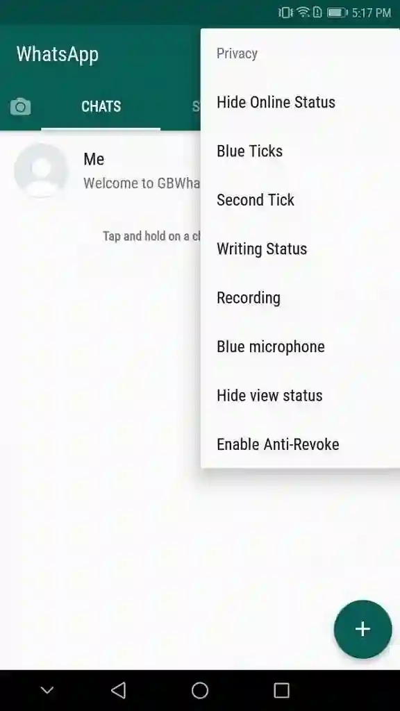 GB WhatsApp Features