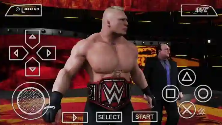 WWE 2K22 PPSSPP gameplay