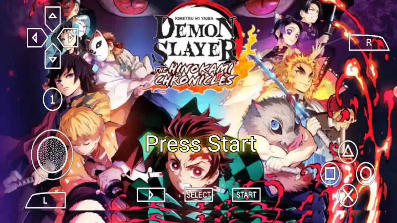 Demon Slayer Hinokami Chronicles PPSSPP