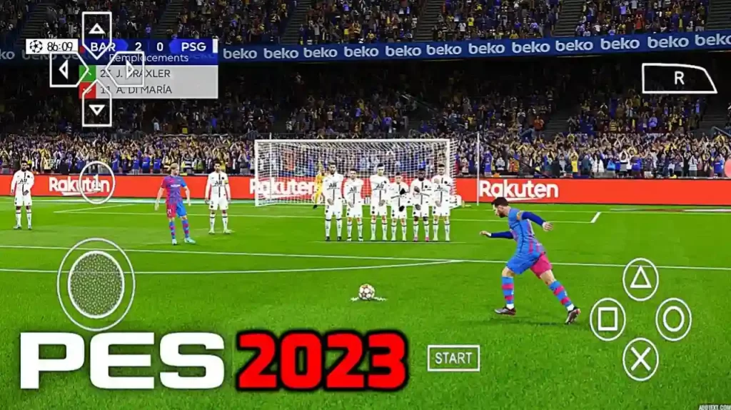 PES 2023 PPSSPP File Download