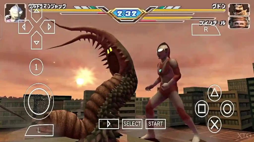 Ultraman Fighting Evolution 3 PSP Game Download