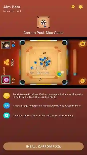 Aim Carrom Mod Apk Latest Version download 