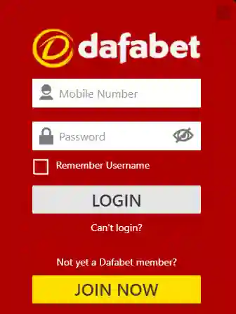 Dafabet App login