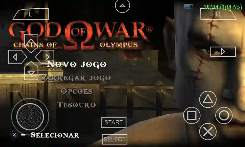 God of War Chains of Olympus PSP PT-BR Download 