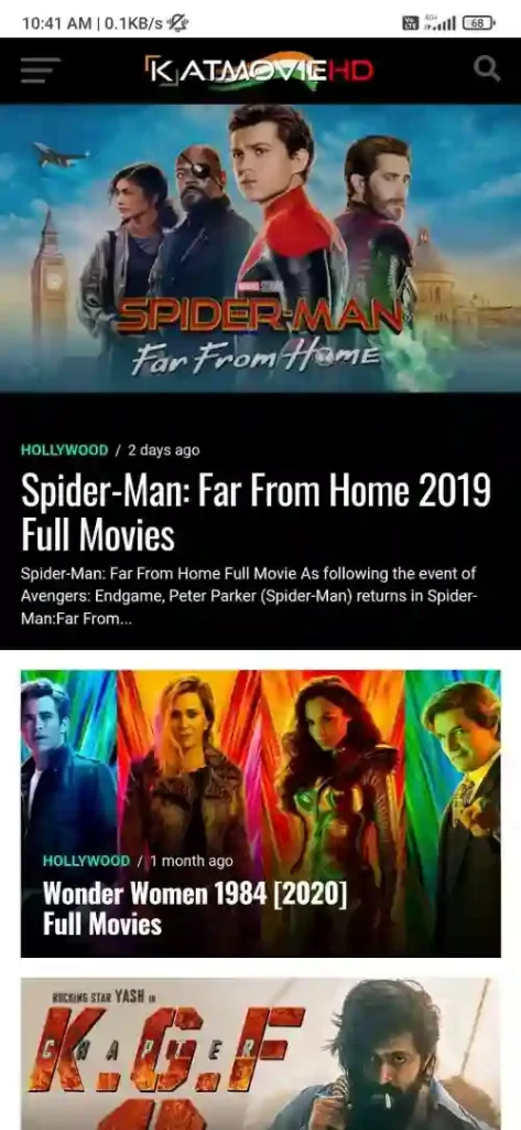 Katmoviehd Apk for iphone 