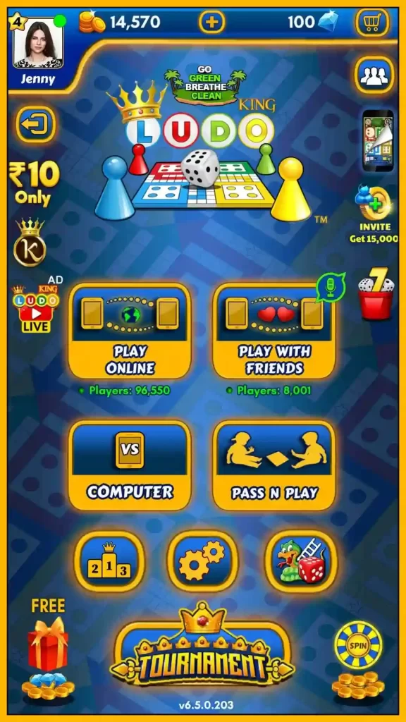 Ludo King Mod APK Unlimited Money download