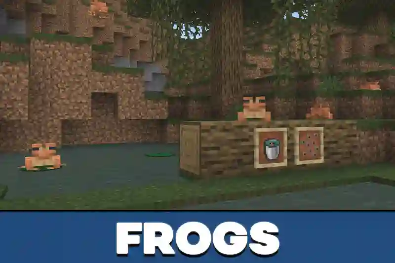 Frogs in Minecraft 