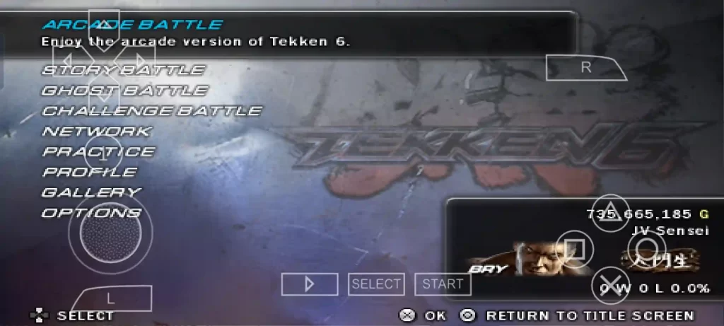 Tekken 6 PPSSPP File Download