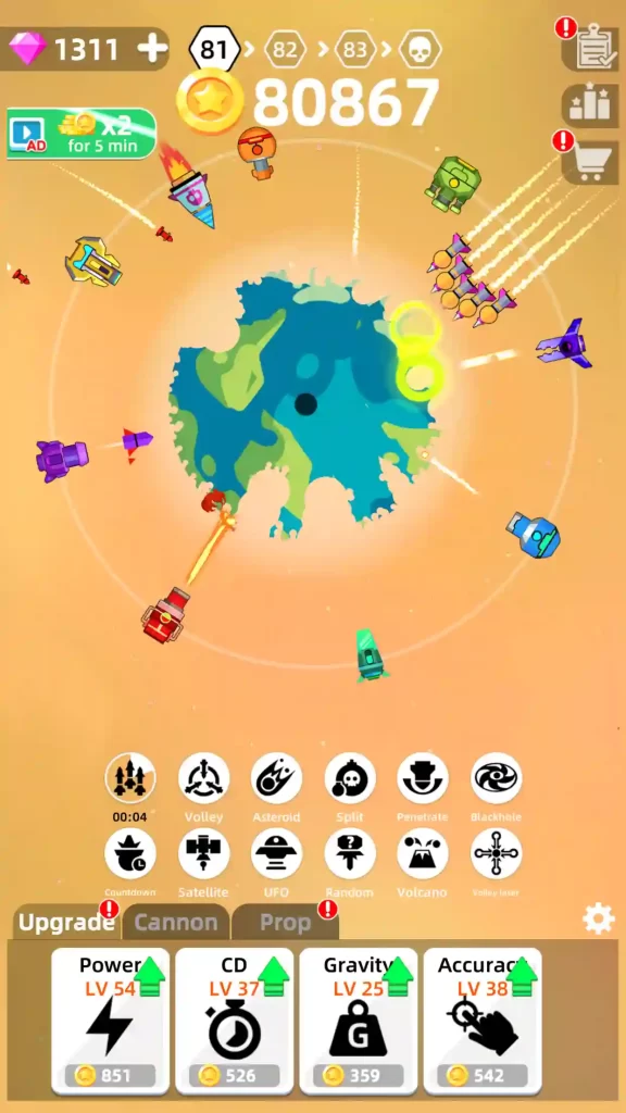 Planet Smash Mod Game