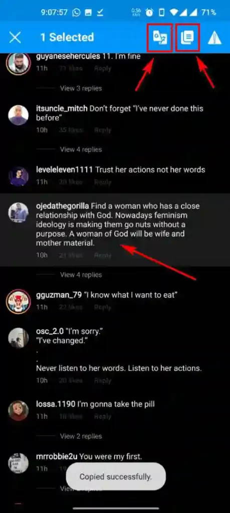 Instagram Apk Copy Comments