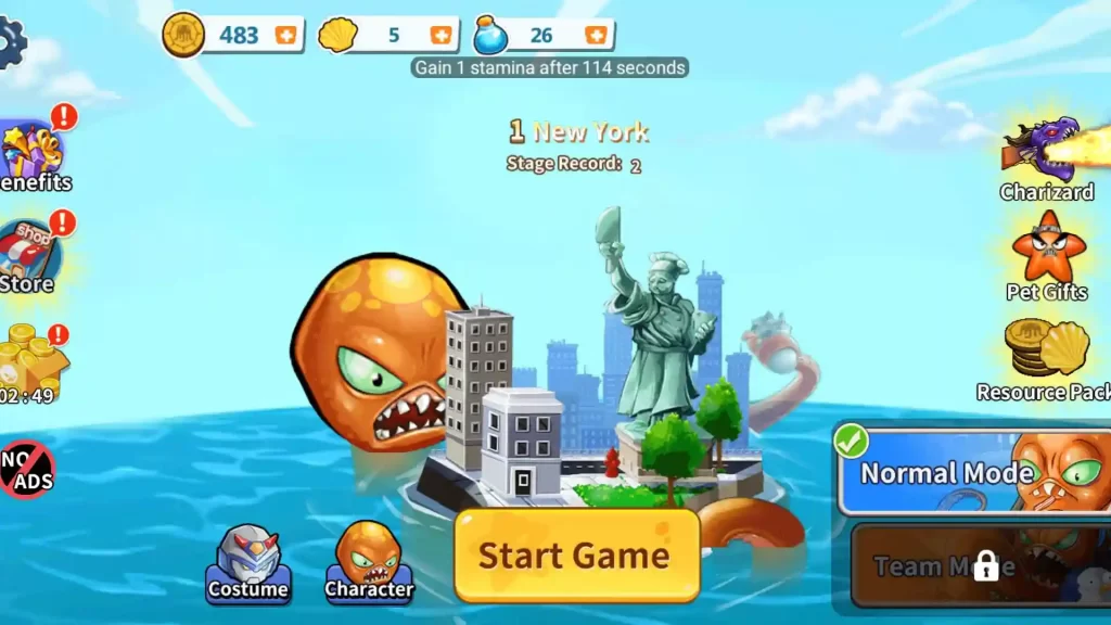 Crazy Octopus Mod APK screenshot