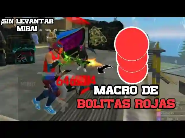 Macro De Bolitas Rojas for free Fire 