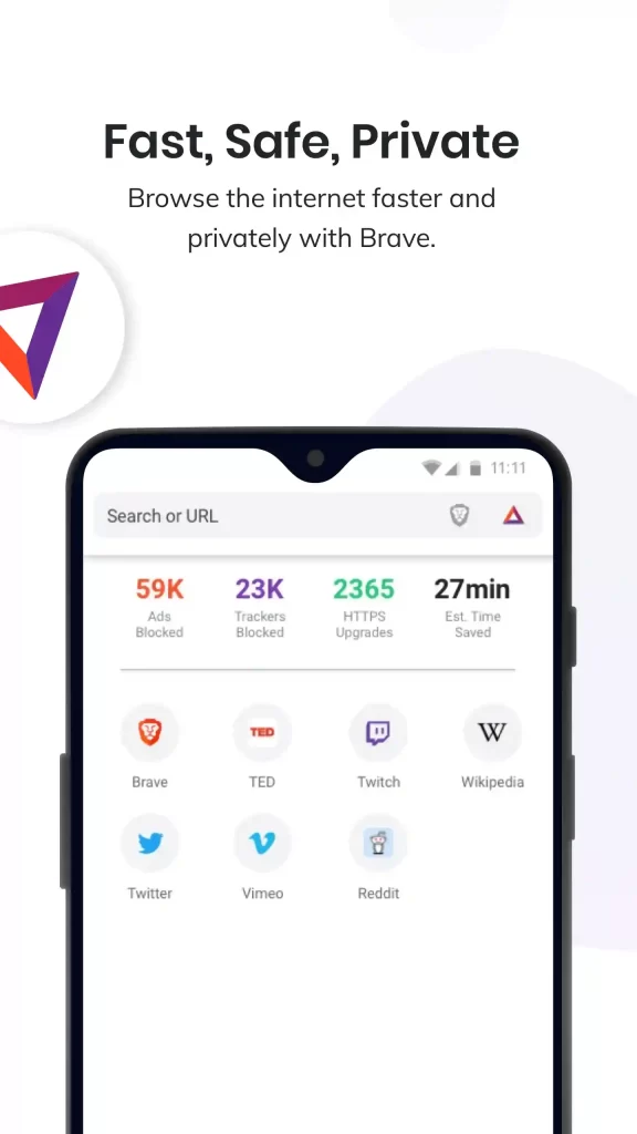 Brave Private Browser mod apk 