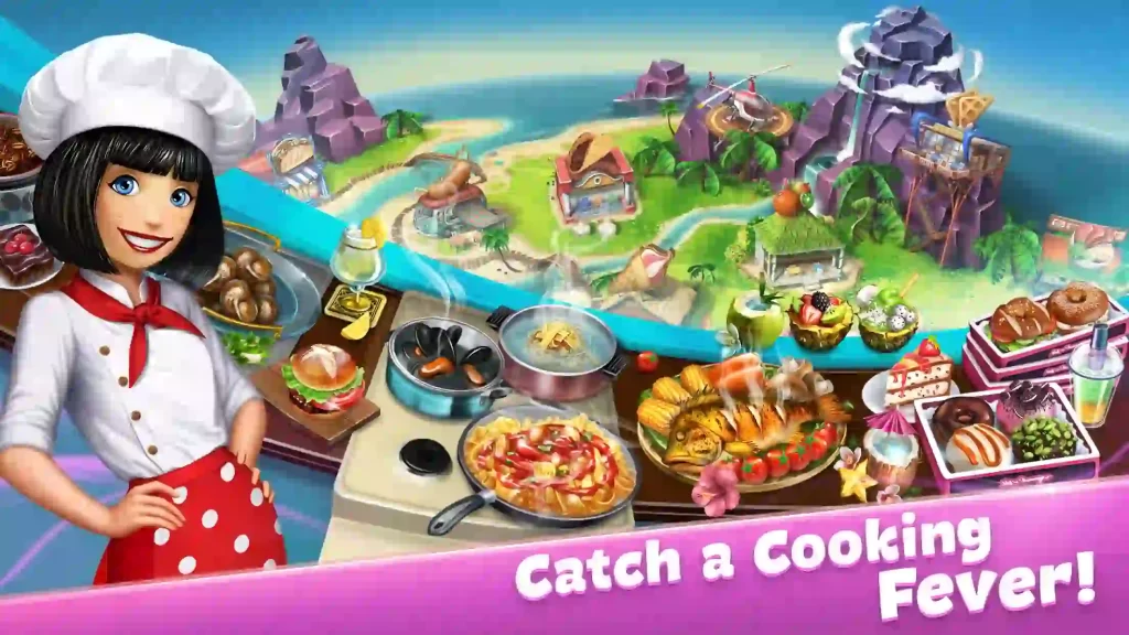 Cooking Fever Mod Apk Unlock All Action 