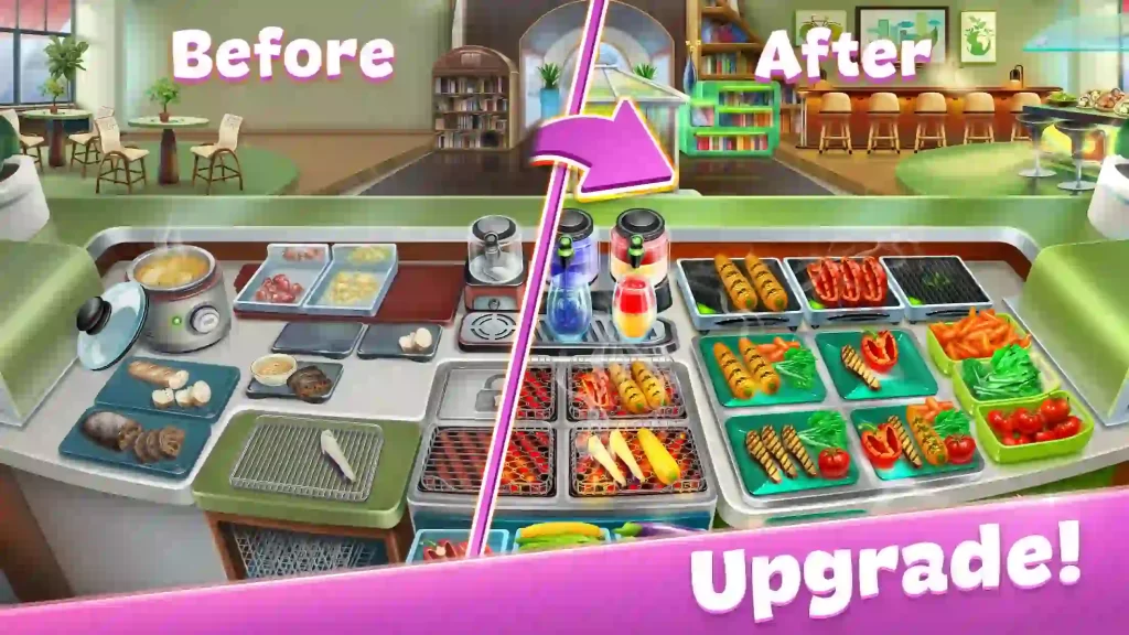 Cooking Fever Mod Apk Unlimited Money and Gems 