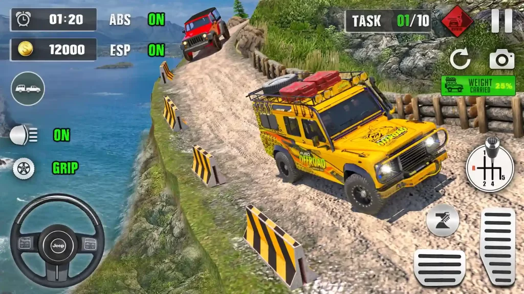 Offroad Jeep Driving Parking Mod APK download 