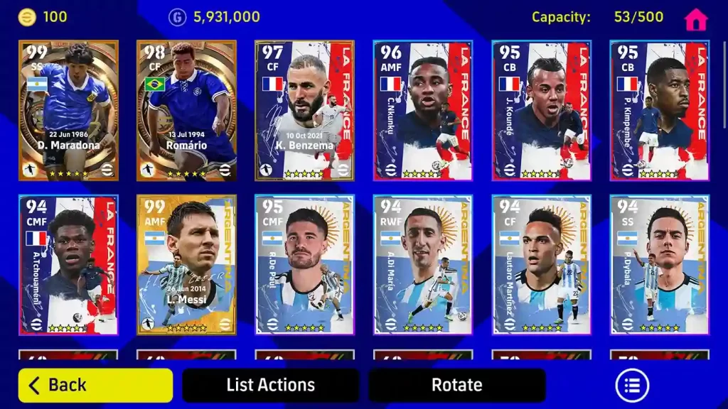 PES 2023 Mod Apk Unlocked All Characters