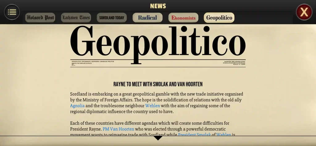 Geopolitico Game for android