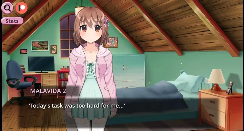 Anime Visual Noval Game for android