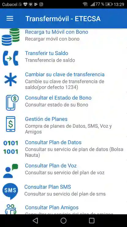 Transfermovil ETECSA Apk