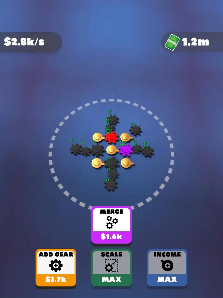 Gear Clicker Mod Apk Unlimited Money 